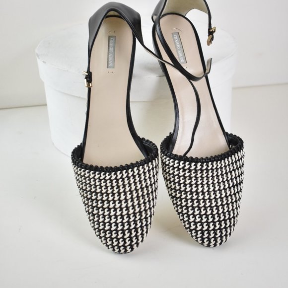 NEW Giorgio Armani Ankle Strap  Flats - Picture 4 of 8